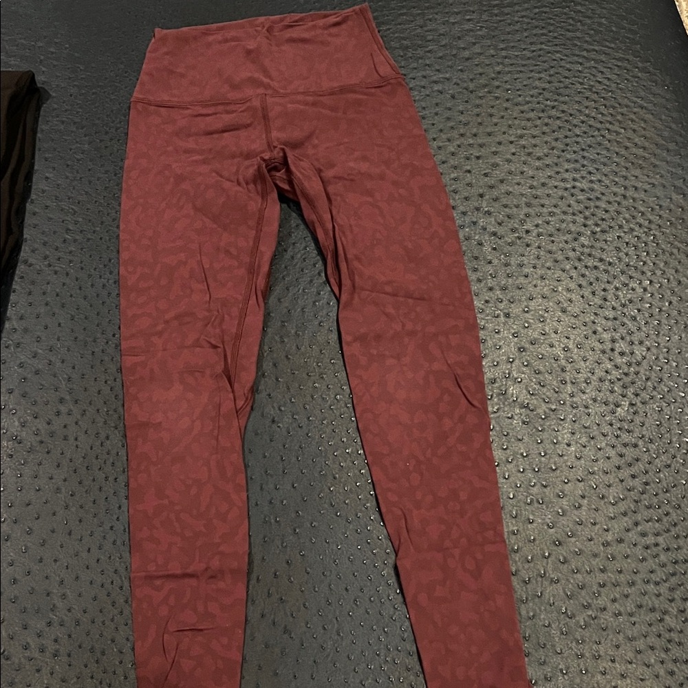 lululemon athletica Burgundy Leggings
